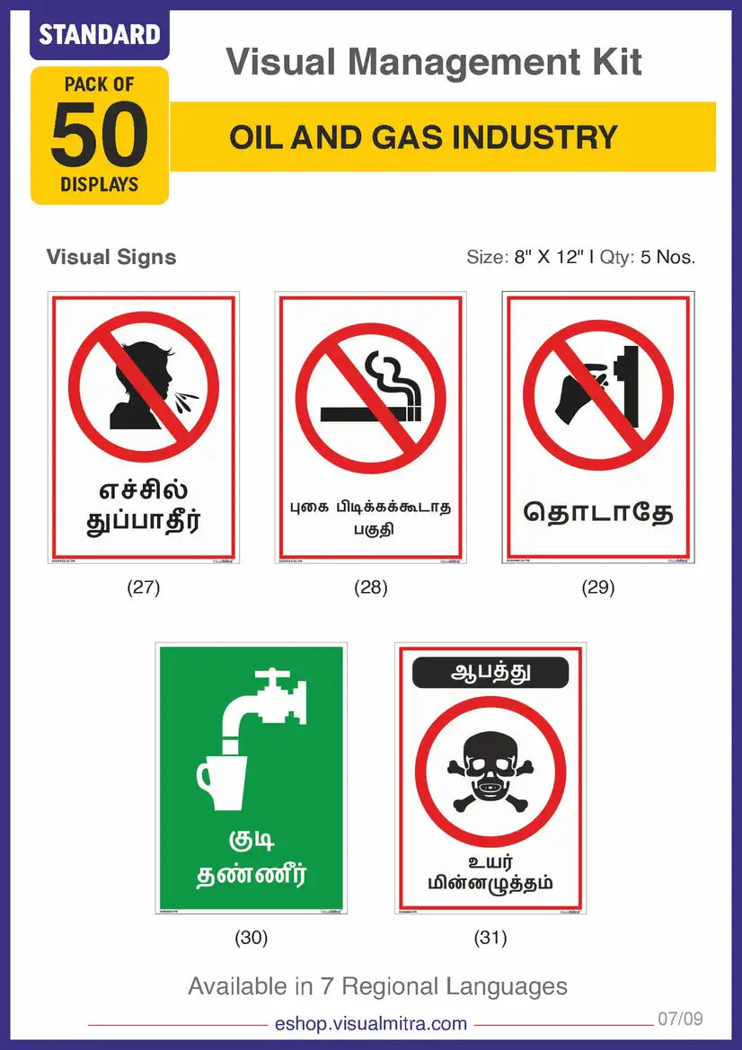Standard Kit - Oil & Gas Industry Visual Management Kit