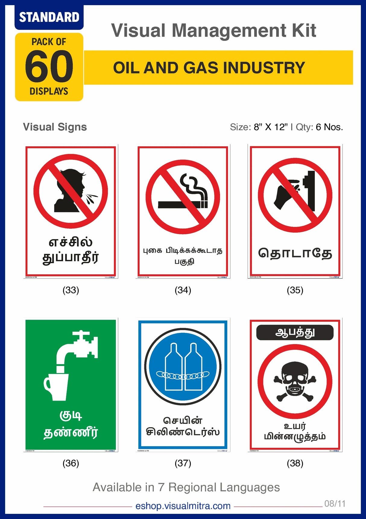 Standard Kit - Oil & Gas Industry Visual Management Kit