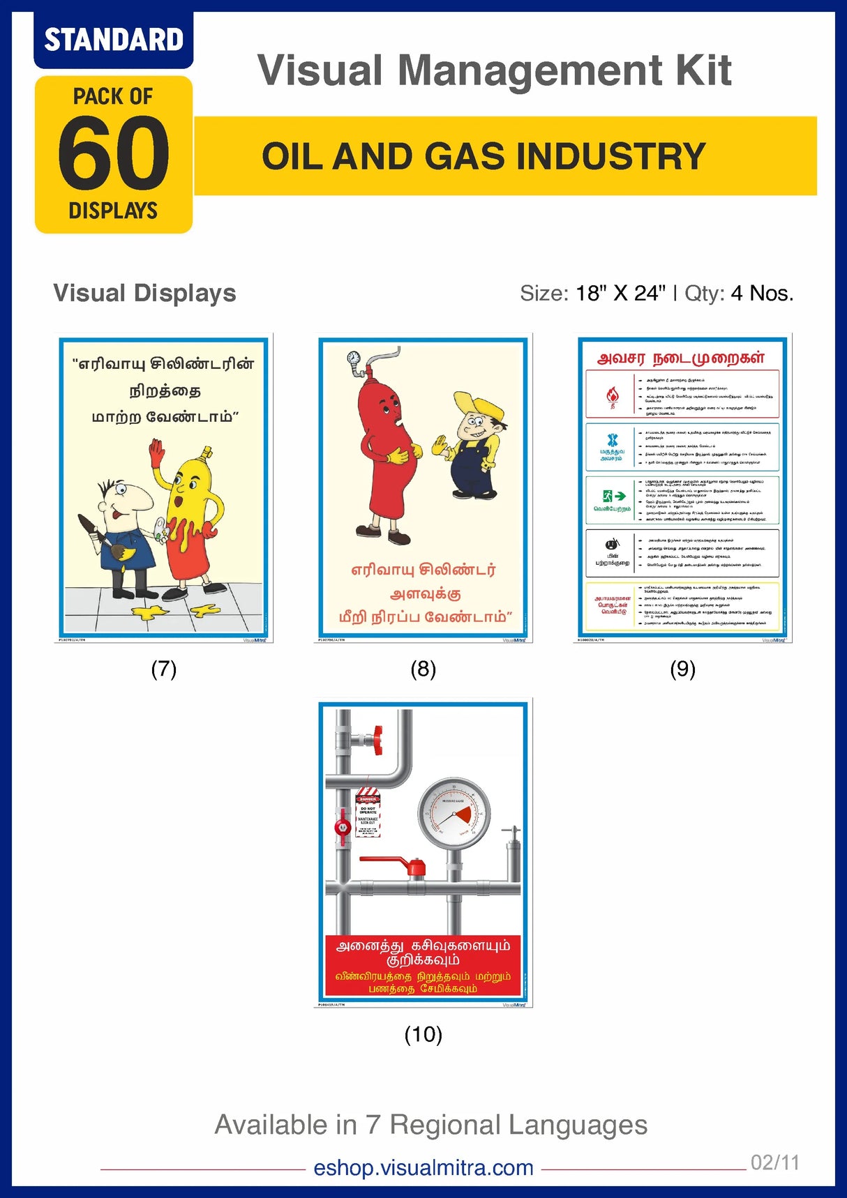 Standard Kit - Oil & Gas Industry Visual Management Kit