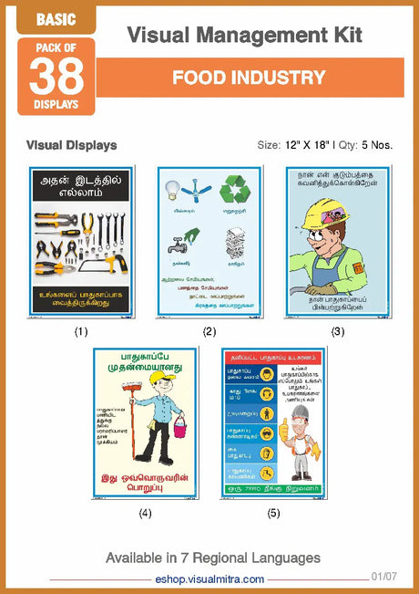 Basic Kit- Food Industry Visual Management Kit