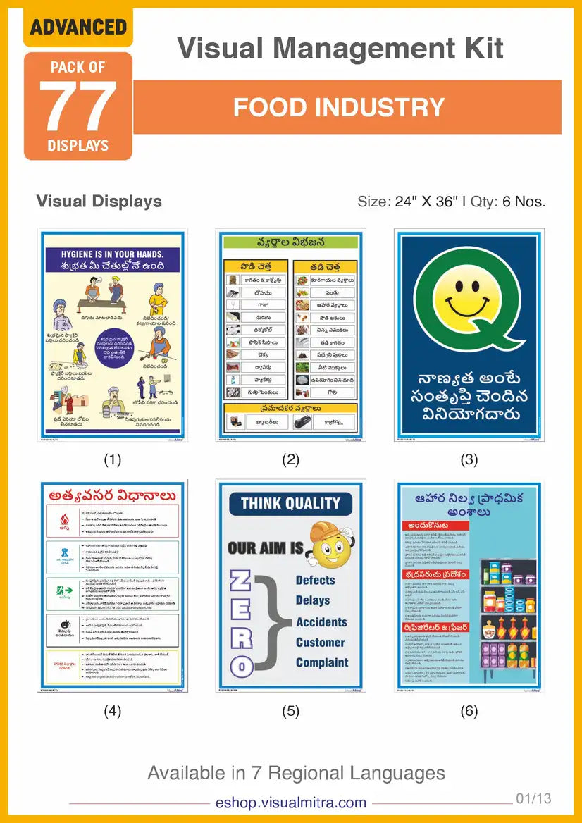 Advanced Kit - Food Industry Visual Management Kit