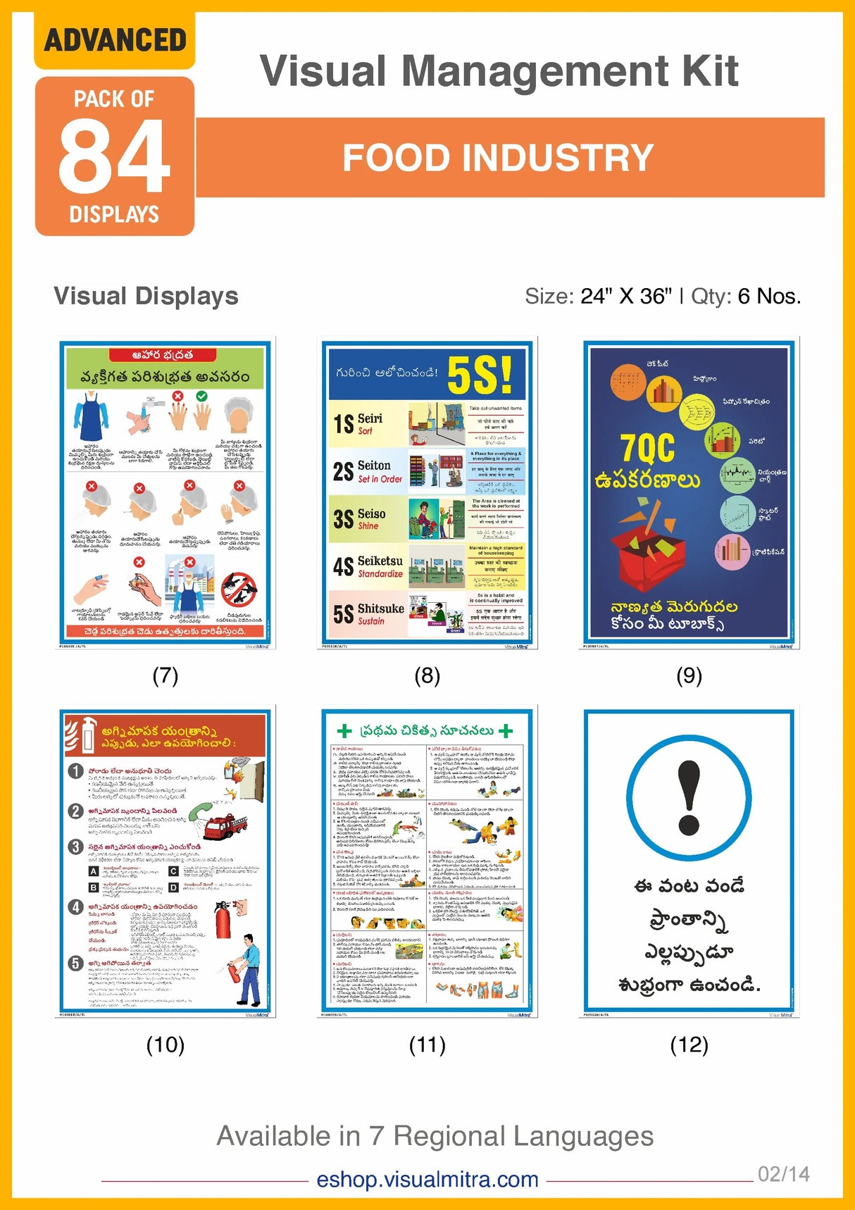 Advanced Kit - Food Industry Visual Management Kit