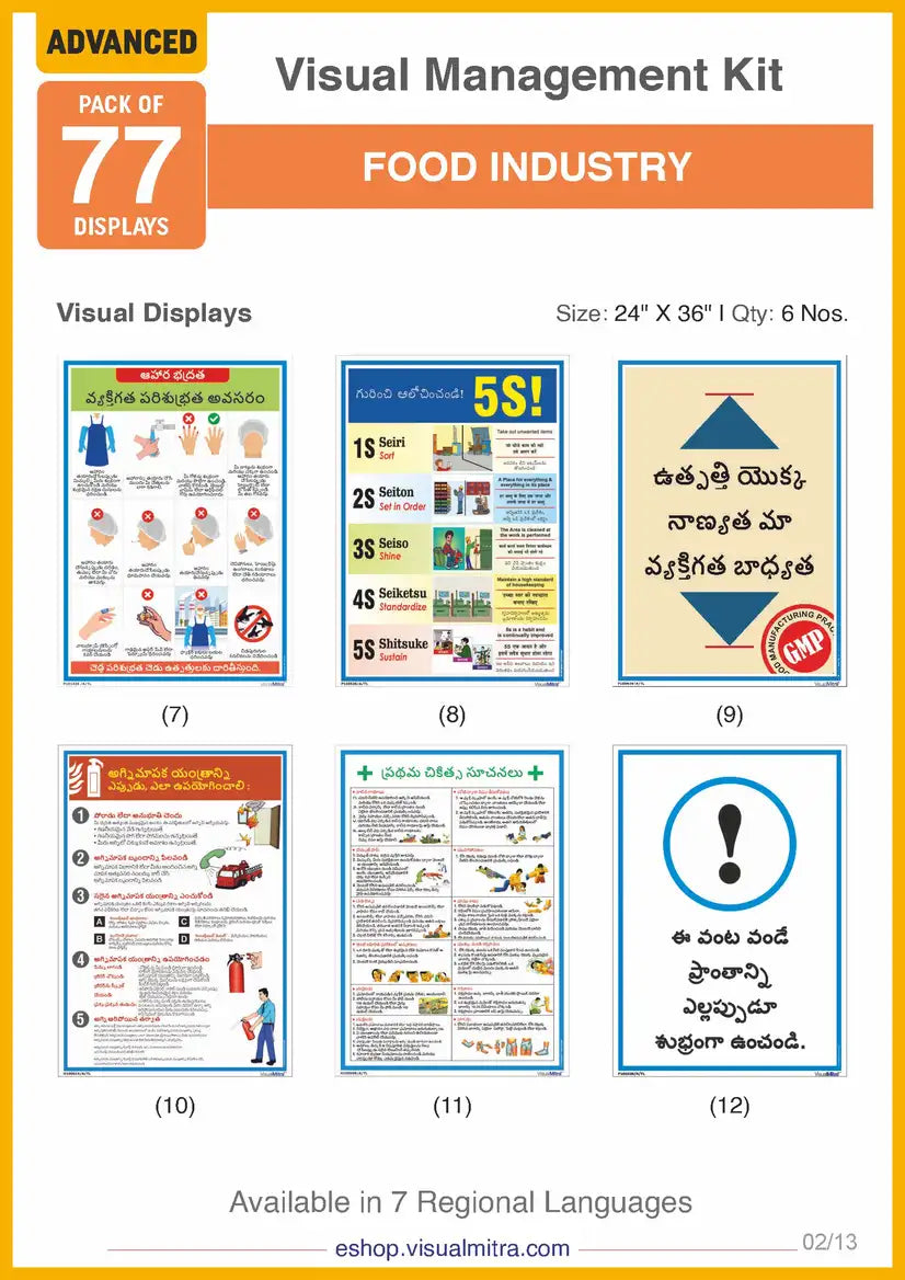 Advanced Kit - Food Industry Visual Management Kit