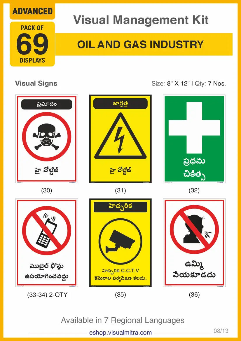Advanced Kit - Oil & Gas Industry Visual Management Kit