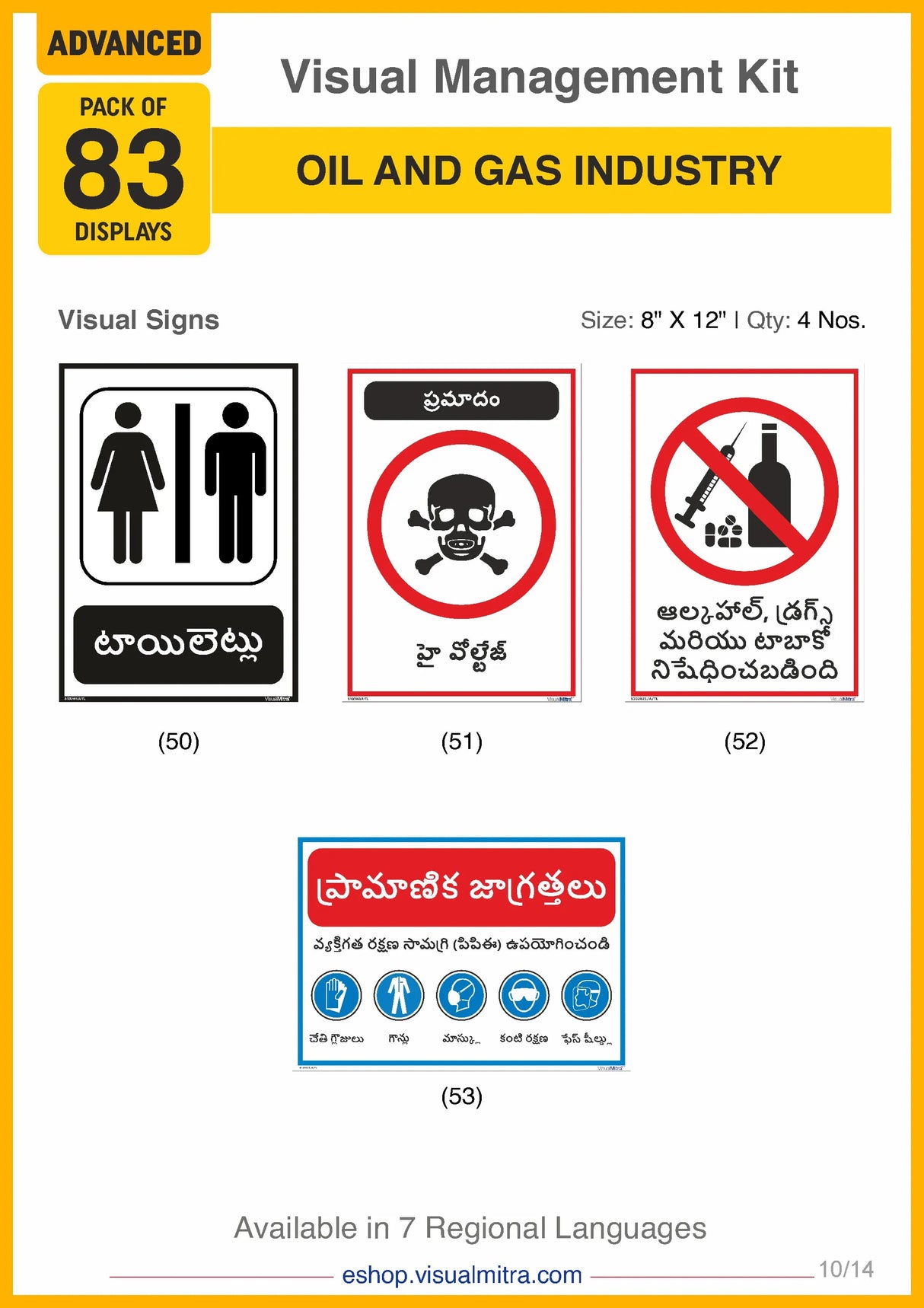 Advanced Kit - Oil & Gas Industry Visual Management Kit