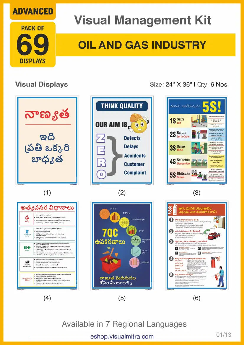 Advanced Kit - Oil & Gas Industry Visual Management Kit