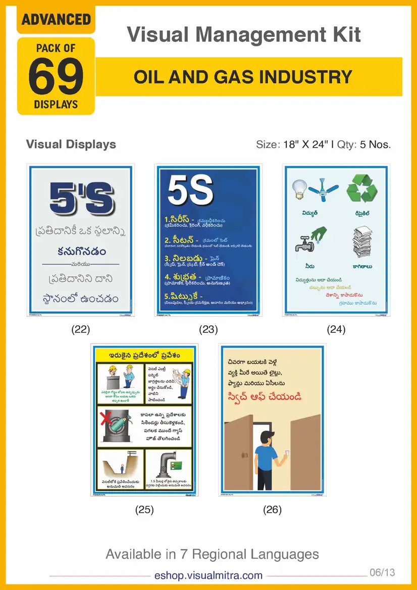 Advanced Kit - Oil & Gas Industry Visual Management Kit