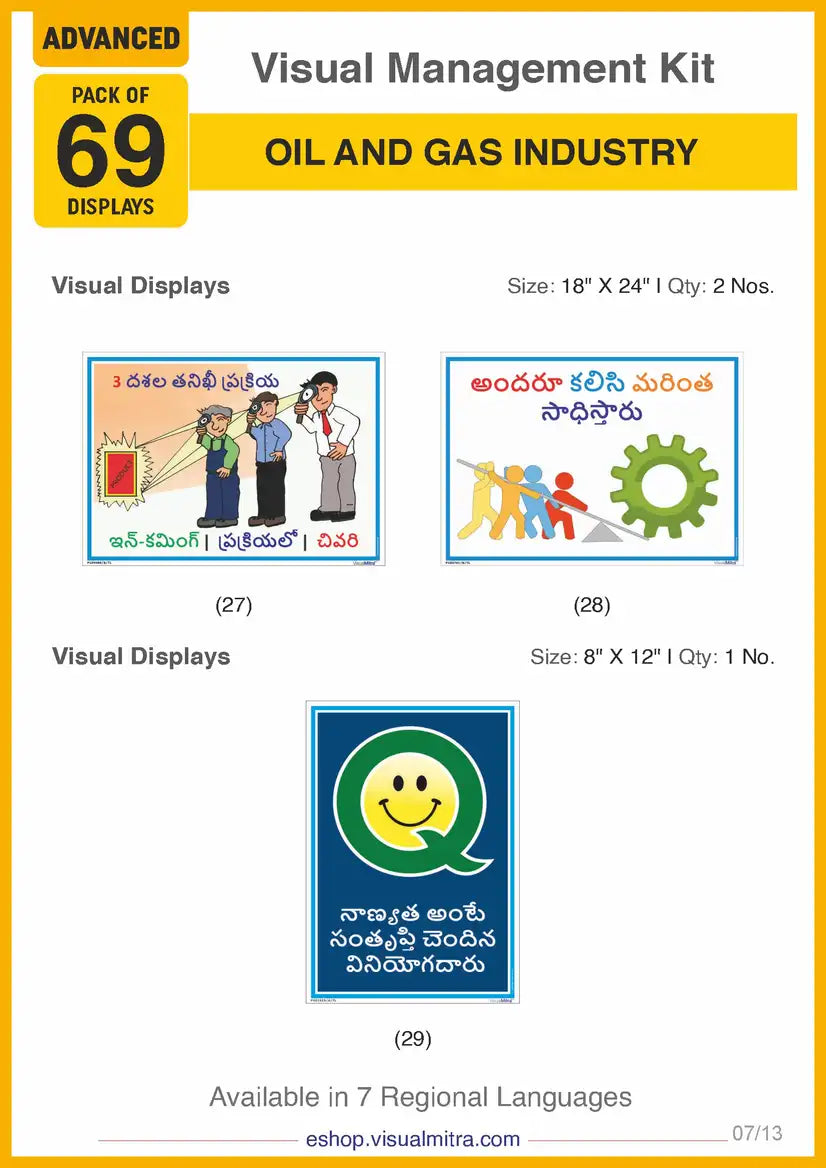 Advanced Kit - Oil & Gas Industry Visual Management Kit