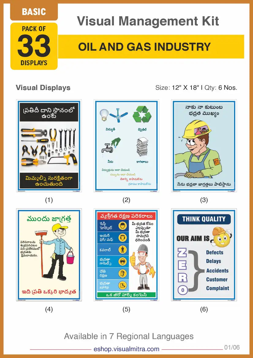 Basic Kit - Oil & Gas Industry Visual Management Kit