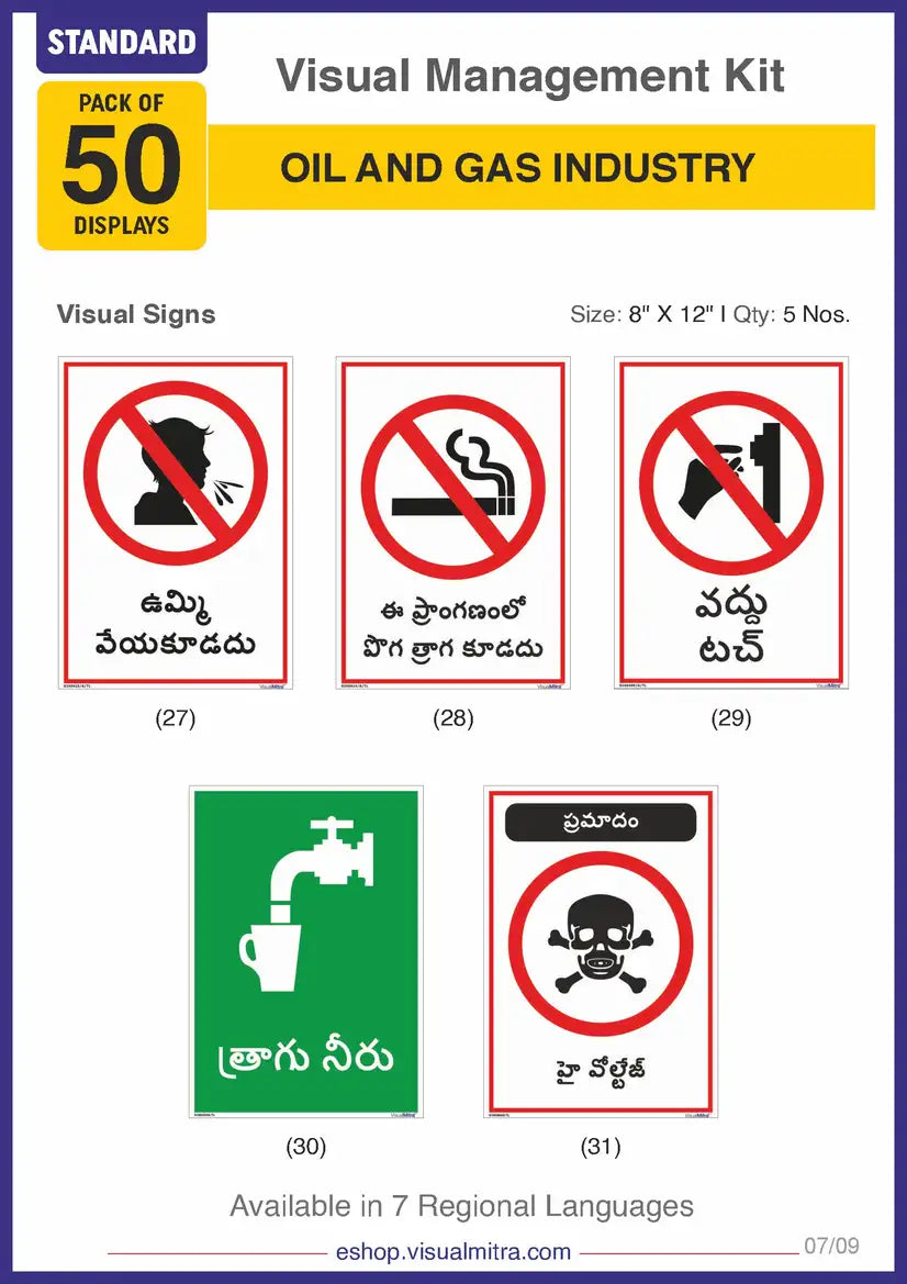 Standard Kit - Oil & Gas Industry Visual Management Kit