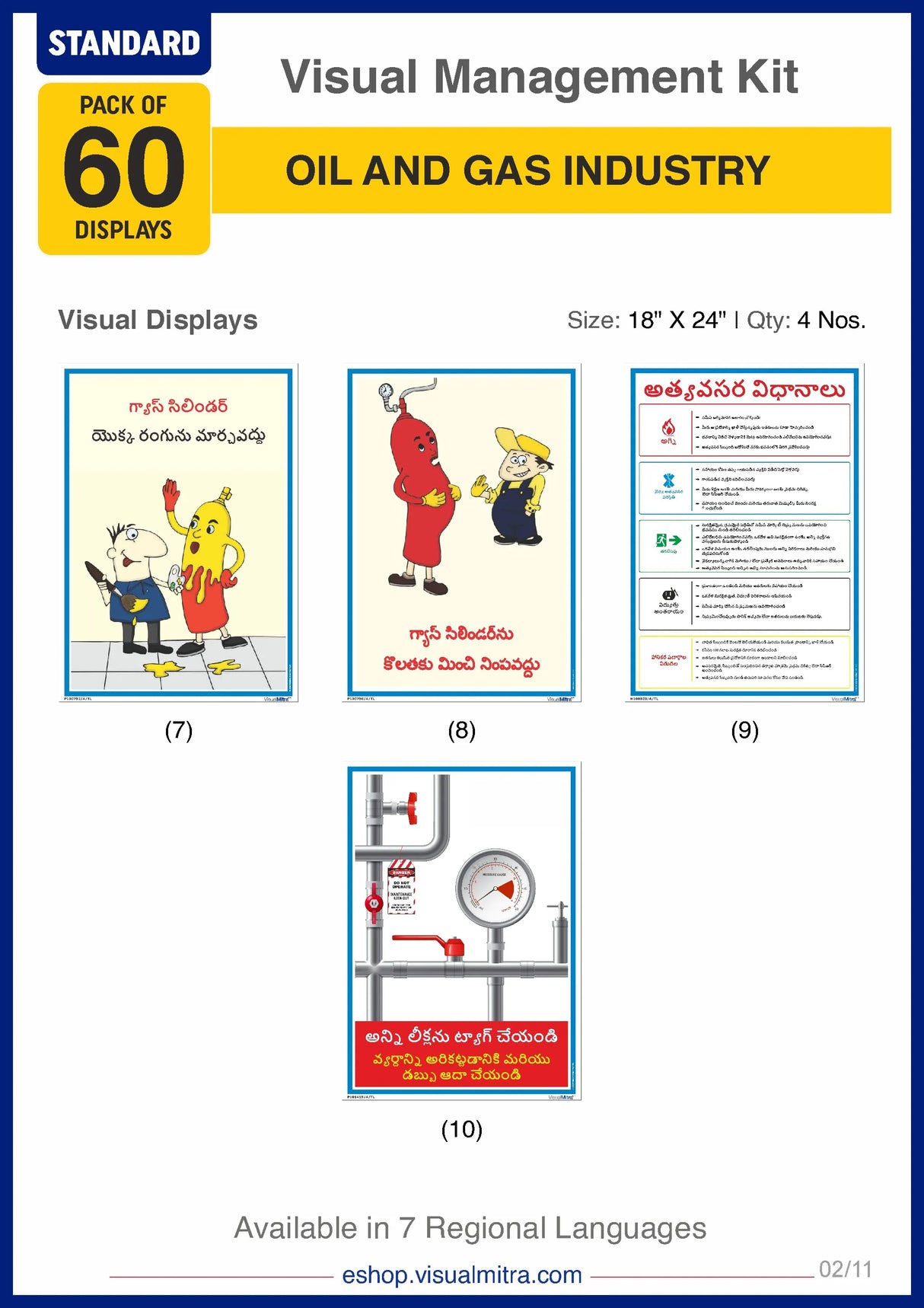 Standard Kit - Oil & Gas Industry Visual Management Kit