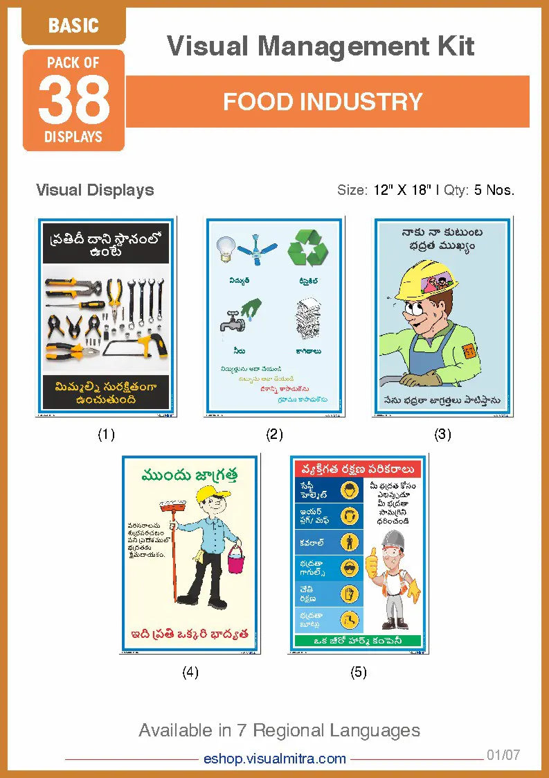 Basic Kit- Food Industry Visual Management Kit
