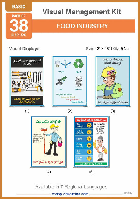Basic Kit- Food Industry Visual Management Kit
