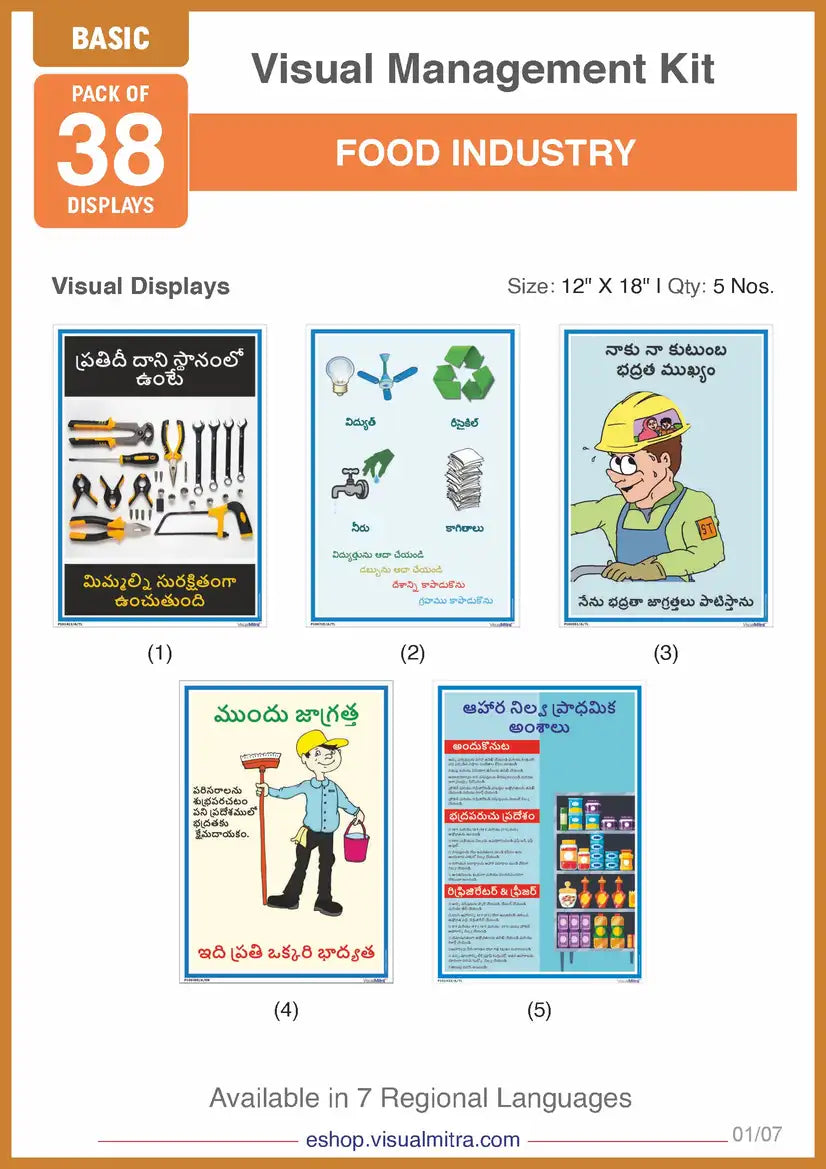 Basic Kit- Food Industry Visual Management Kit