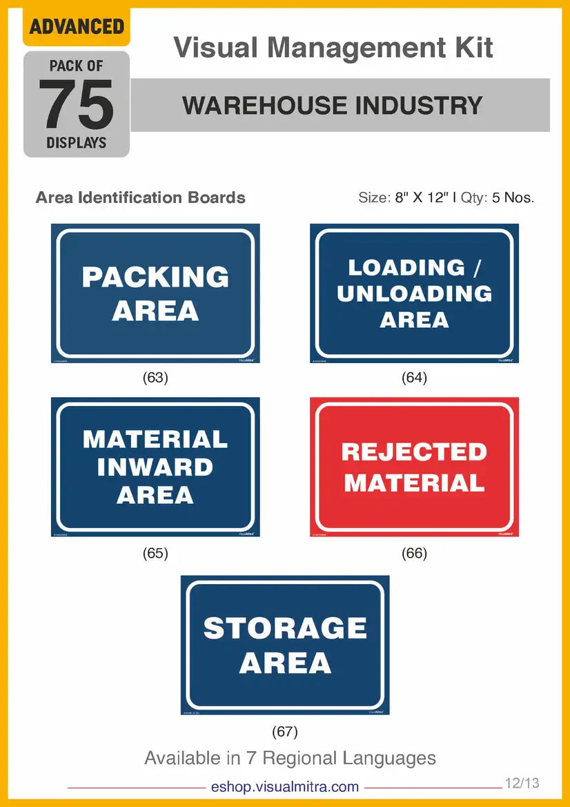 Advanced Kit - Warehouse Industry Visual Management Kit
