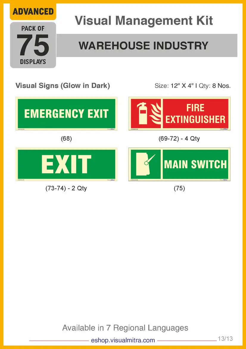 Advanced Kit - Warehouse Industry Visual Management Kit