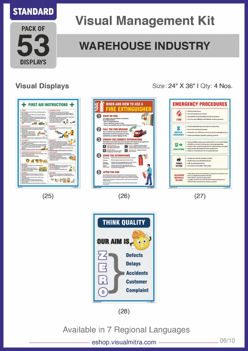 Standard Kit - Warehouse Industry Visual Management Kit