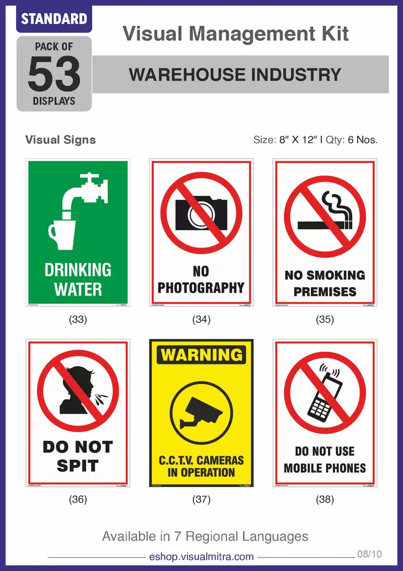 Standard Kit - Warehouse Industry Visual Management Kit