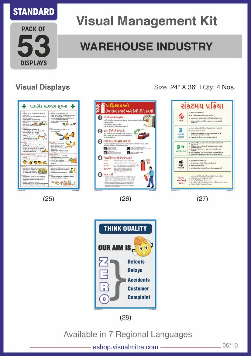 Standard Kit - Warehouse Industry Visual Management Kit