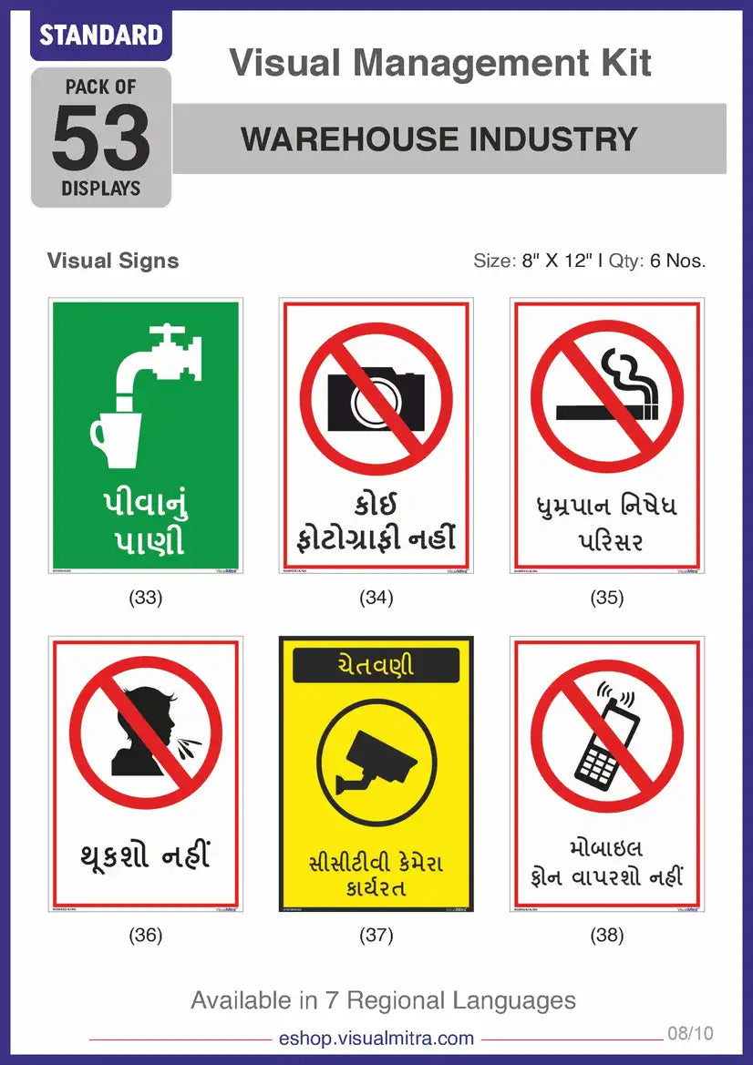 Standard Kit - Warehouse Industry Visual Management Kit