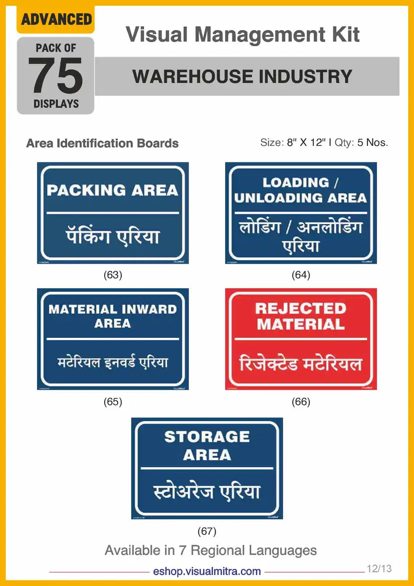Advanced Kit - Warehouse Industry Visual Management Kit