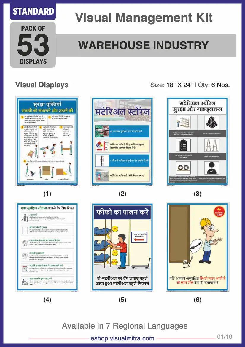 Standard Kit - Warehouse Industry Visual Management Kit