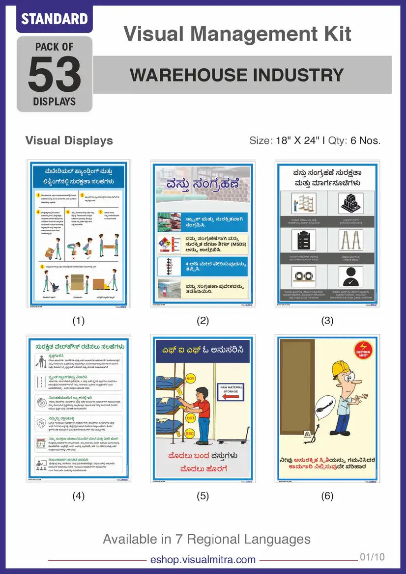 Standard Kit - Warehouse Industry Visual Management Kit