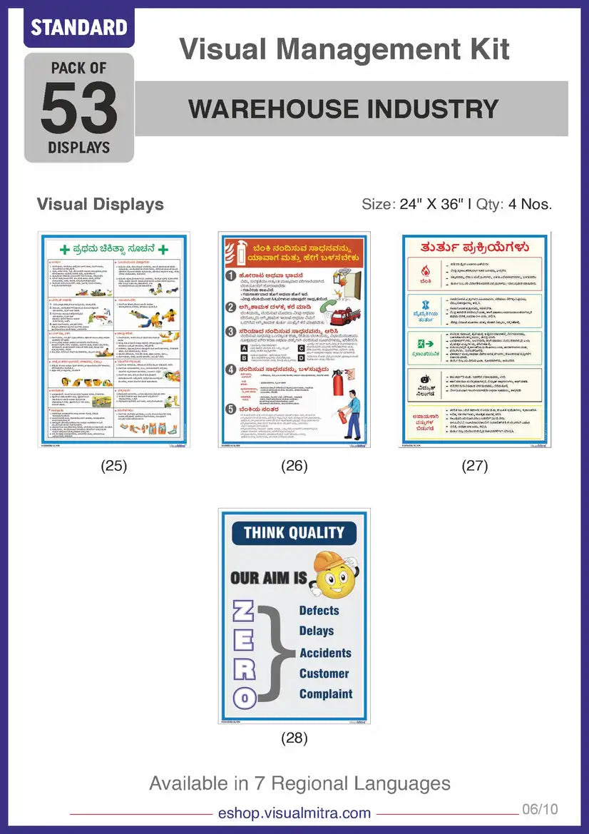Standard Kit - Warehouse Industry Visual Management Kit