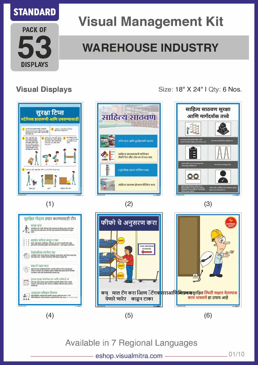 Standard Kit - Warehouse Industry Visual Management Kit