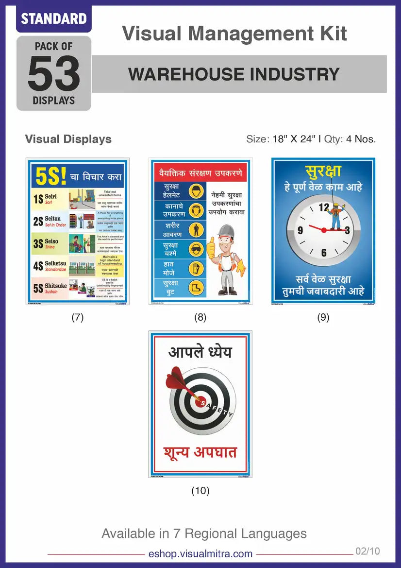Standard Kit - Warehouse Industry Visual Management Kit