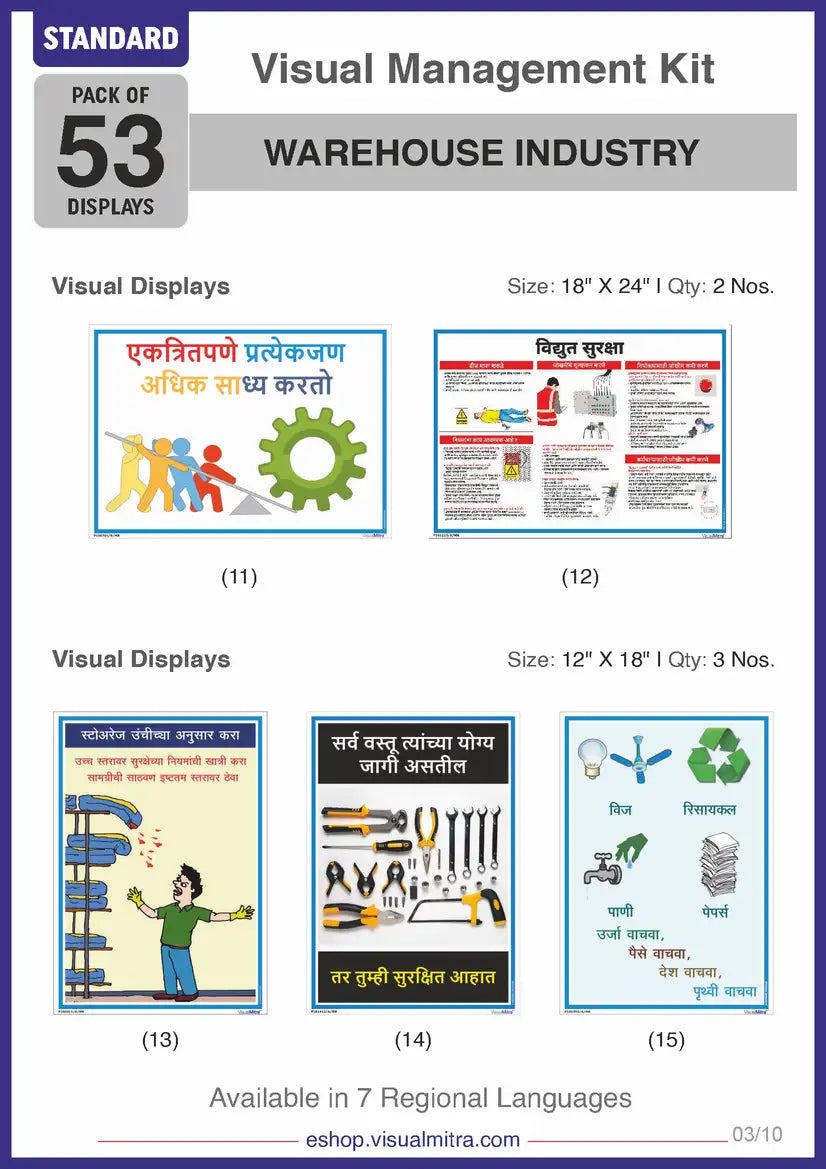 Standard Kit - Warehouse Industry Visual Management Kit