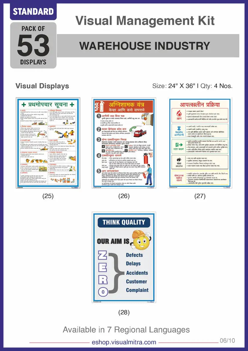 Standard Kit - Warehouse Industry Visual Management Kit