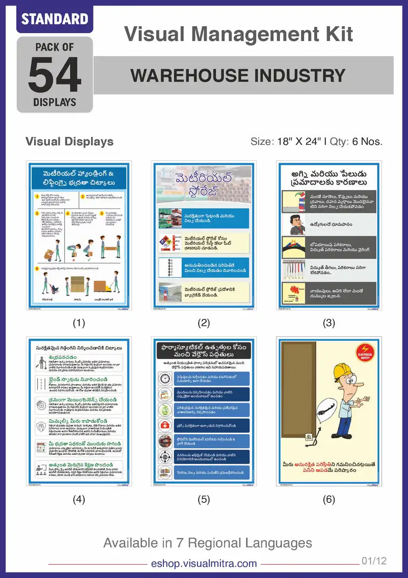 Standard Kit - Warehouse Industry Visual Management Kit