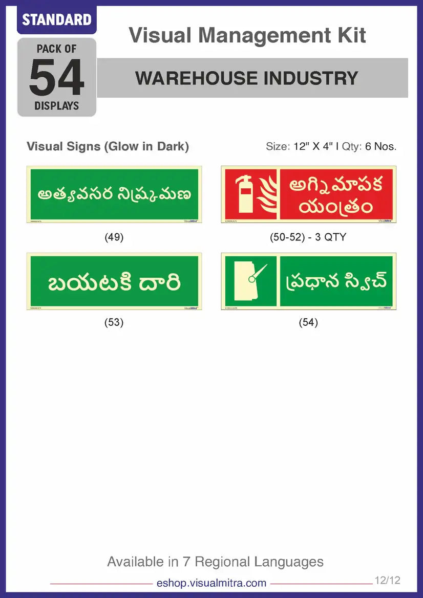 Standard Kit - Warehouse Industry Visual Management Kit