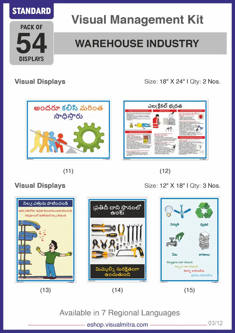 Standard Kit - Warehouse Industry Visual Management Kit