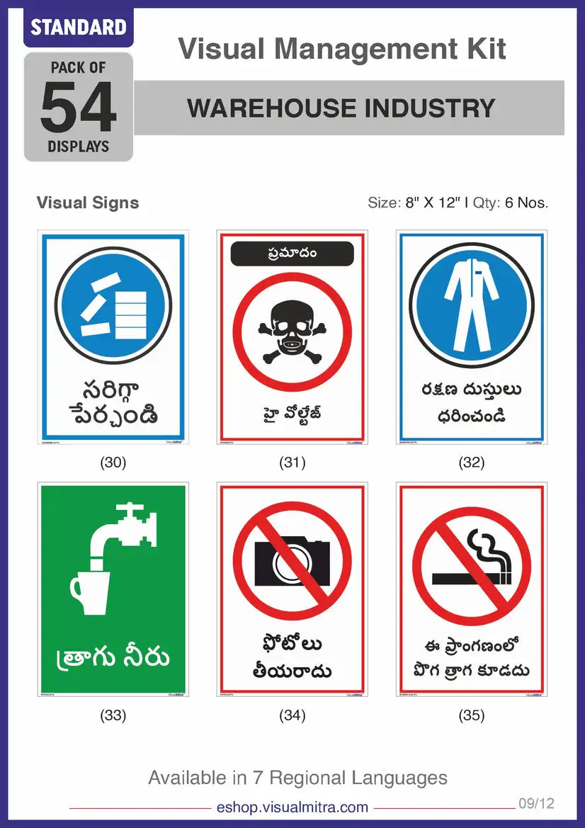 Standard Kit - Warehouse Industry Visual Management Kit
