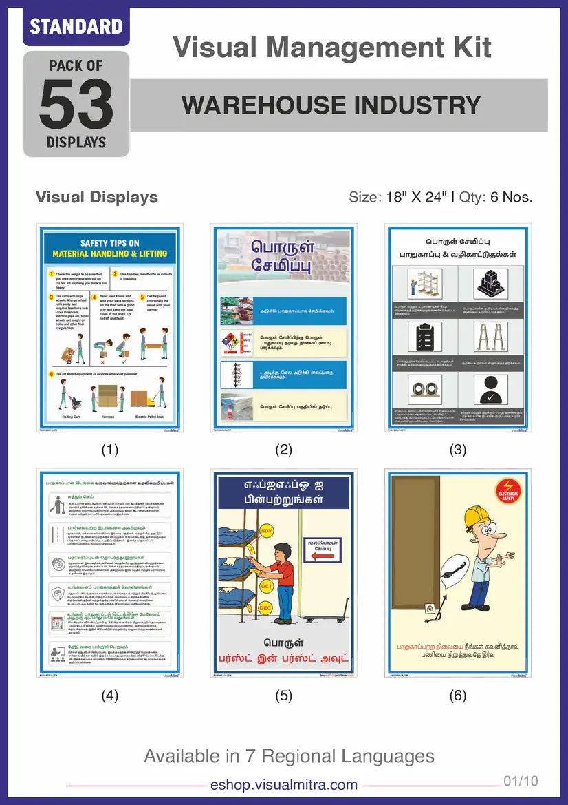 Standard Kit - Warehouse Industry Visual Management Kit