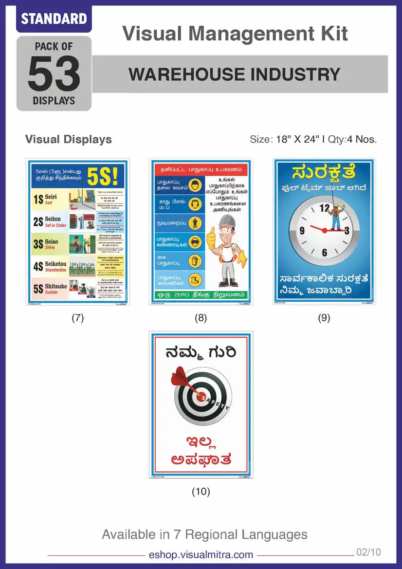 Standard Kit - Warehouse Industry Visual Management Kit