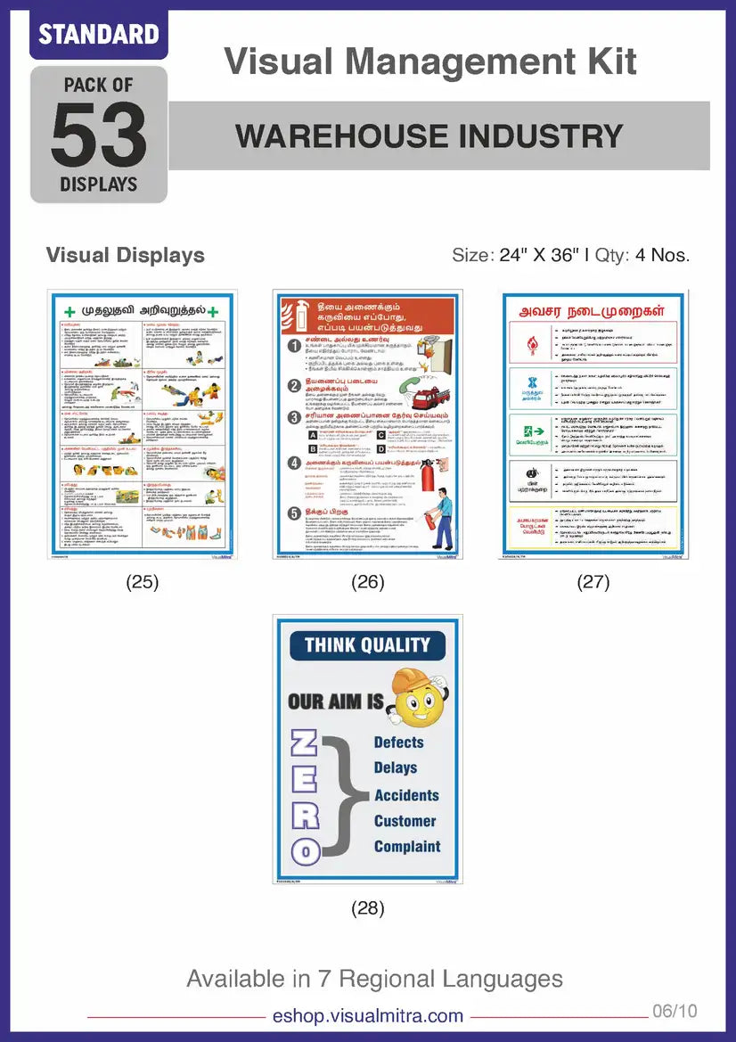 Standard Kit - Warehouse Industry Visual Management Kit