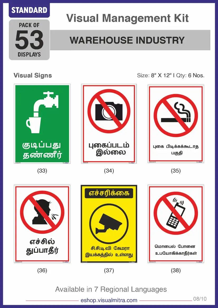Standard Kit - Warehouse Industry Visual Management Kit