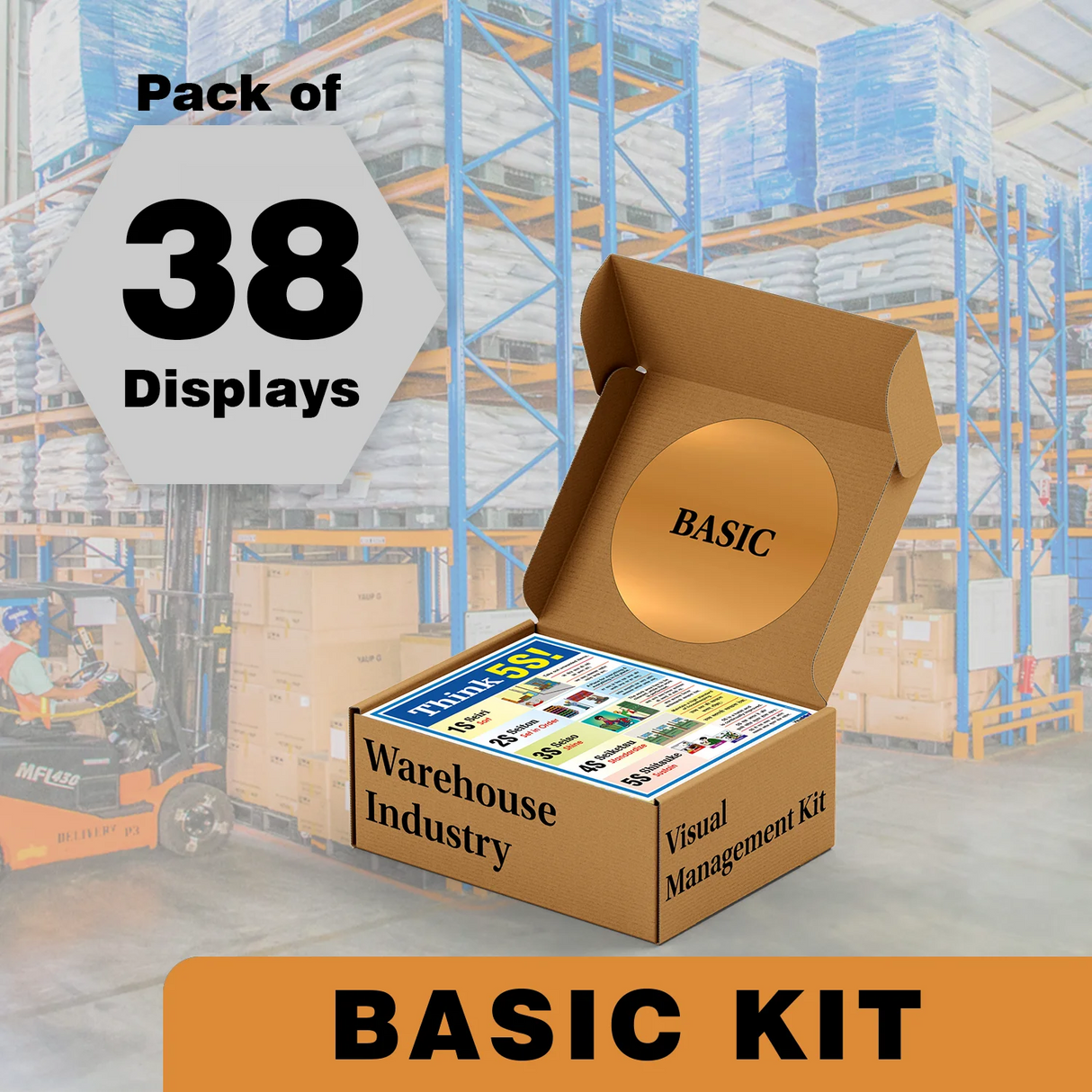 Basic Kit - Warehouse Industry Visual Management Kit