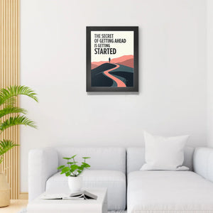 Quality in Action: Start, Create, and Leave Your Mark - Motivational Frames for Corporate Gifting