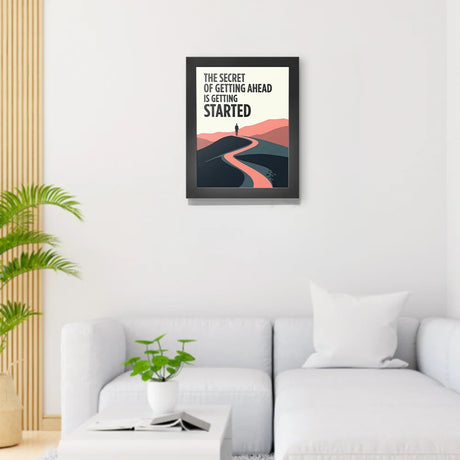 Quality in Action: Start, Create, and Leave Your Mark - Motivational Frames for Corporate Gifting