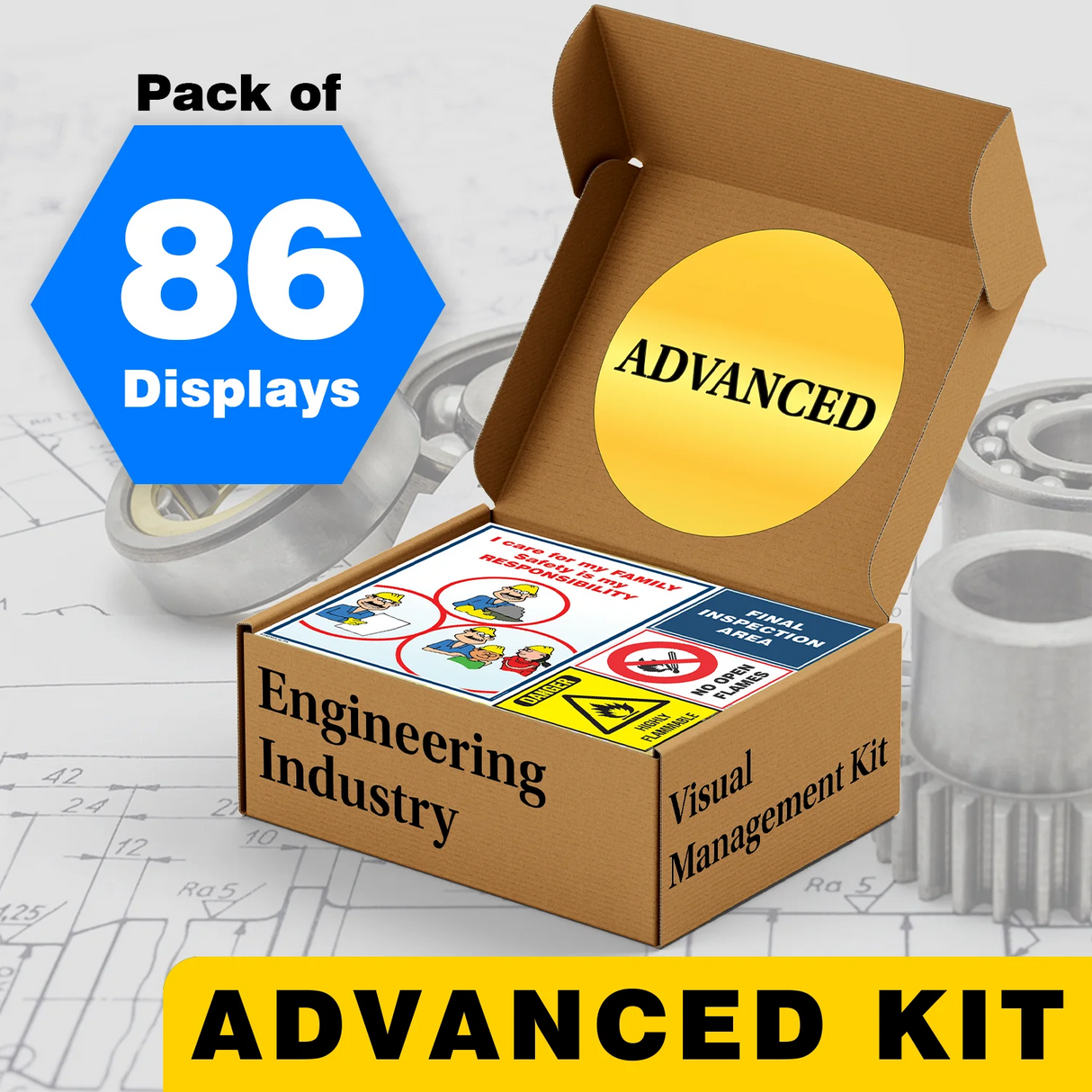 Advanced Kit - Engineering  Industry Visual Management Kit