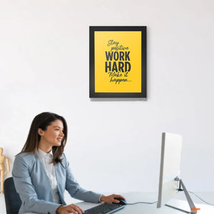 Unstoppable Spirit: Believe, Work Hard, Achieve - Inspirational Frames for Gifting