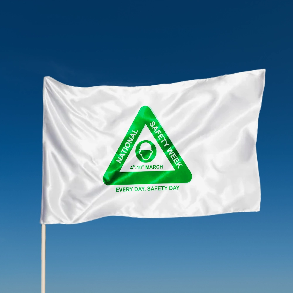 National Safety Week Satin Flags