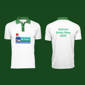 National Safety Week T-Shirt 2(Pack of 15 Pieces)