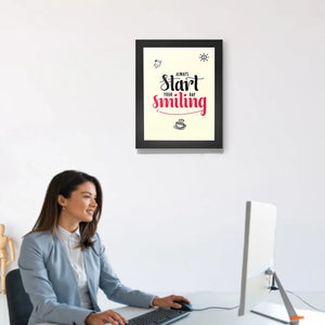 Start Bright: Choose Joy and Integrity - Motivational Frames for Corporate Gifting