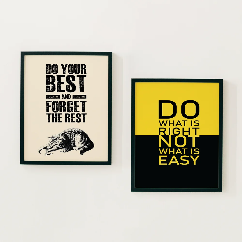 Do Your Best, Choose What's Right - Inspirational Frames for Gifting