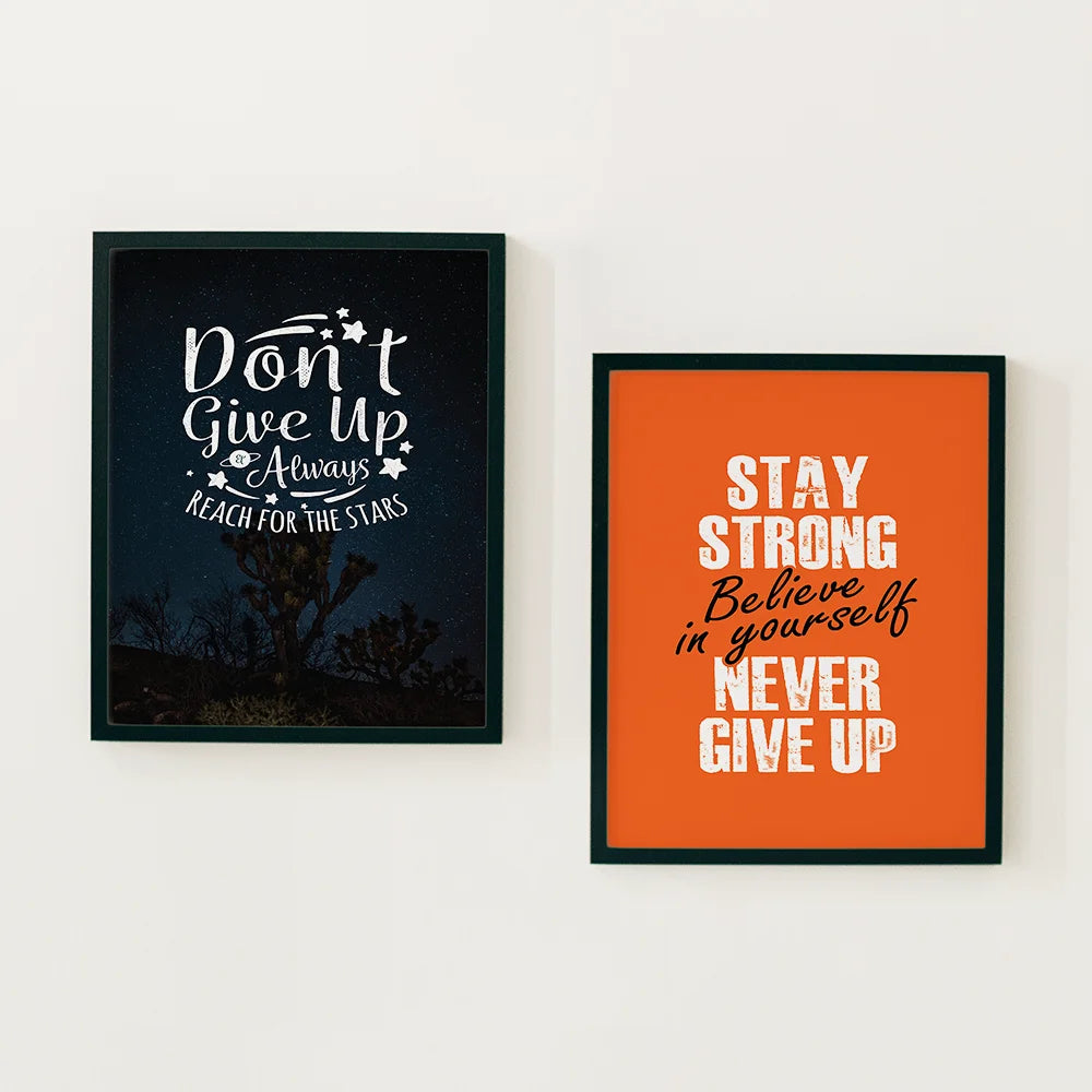 Reach for the Stars, Never Give Up - Success Frames